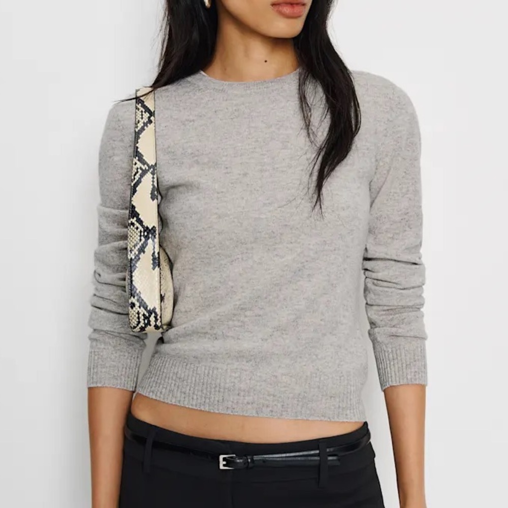 Reformation Lian Cashmere Crew Sweater